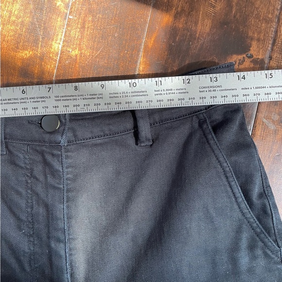 Everlane The Wide Leg Crop Pant Regular Black Jeans Size 2 - Picture 7 of 10